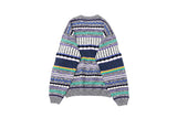 Q CUMBERS (キューカンバース) MIX PATTERN PULLOVER SWEATER/ Multi