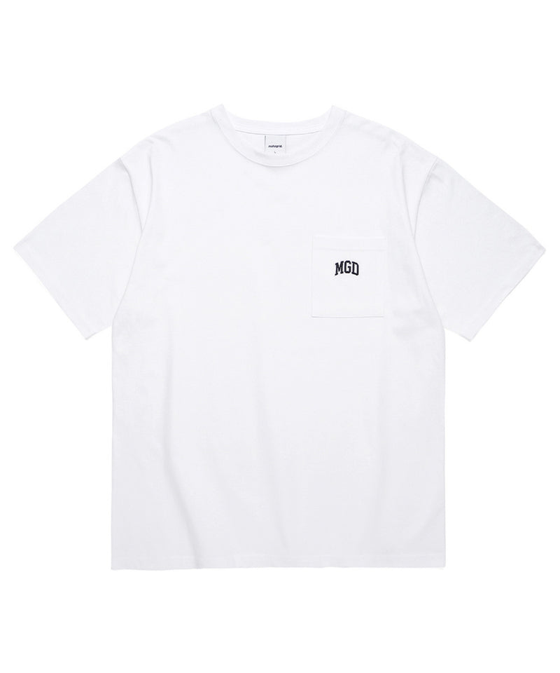 mahagrid (マハグリッド) MGD COLLEGE POCKET TEE [WHITE]