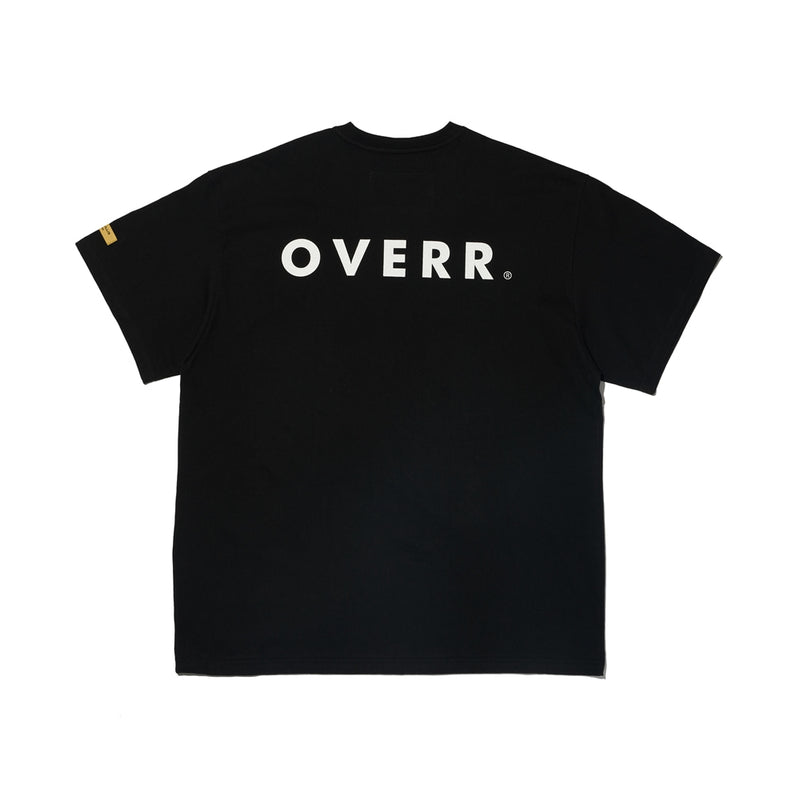 OVERR(オベルー) 21SU OVR LOGO BLACK T-SHIRTS