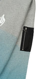 オーワイ(OY) GRADATION LOGO POCKET LONG SLEEVE-GREY