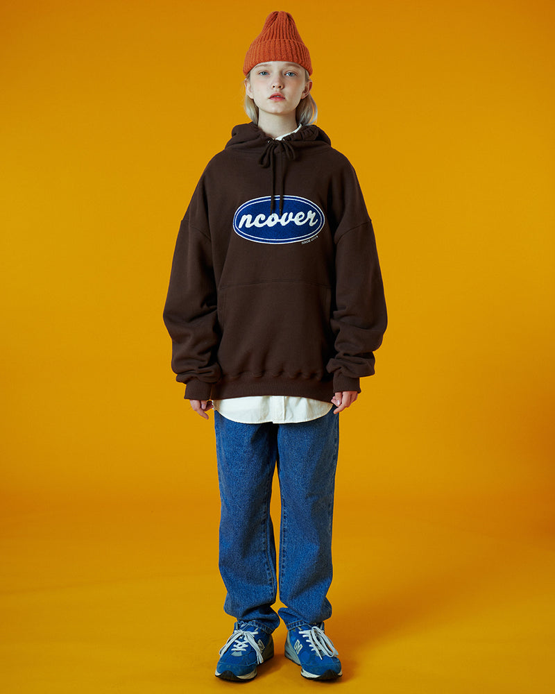 NCOVER（エンカバー）ORIGINAL CANDLEWICK HOODIE-BROWN