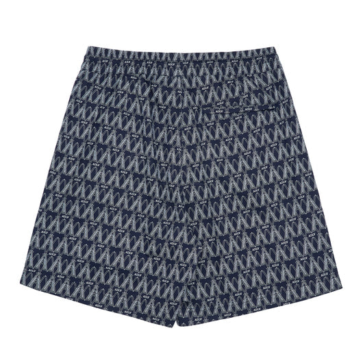 アクメドラビ(acme' de la vie) A LOGO MONOGRAM PATTERN SHORT PANTS NAVY