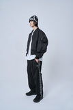 オーワイ(OY) WAVE LINE LOGO PANTS-BLACK