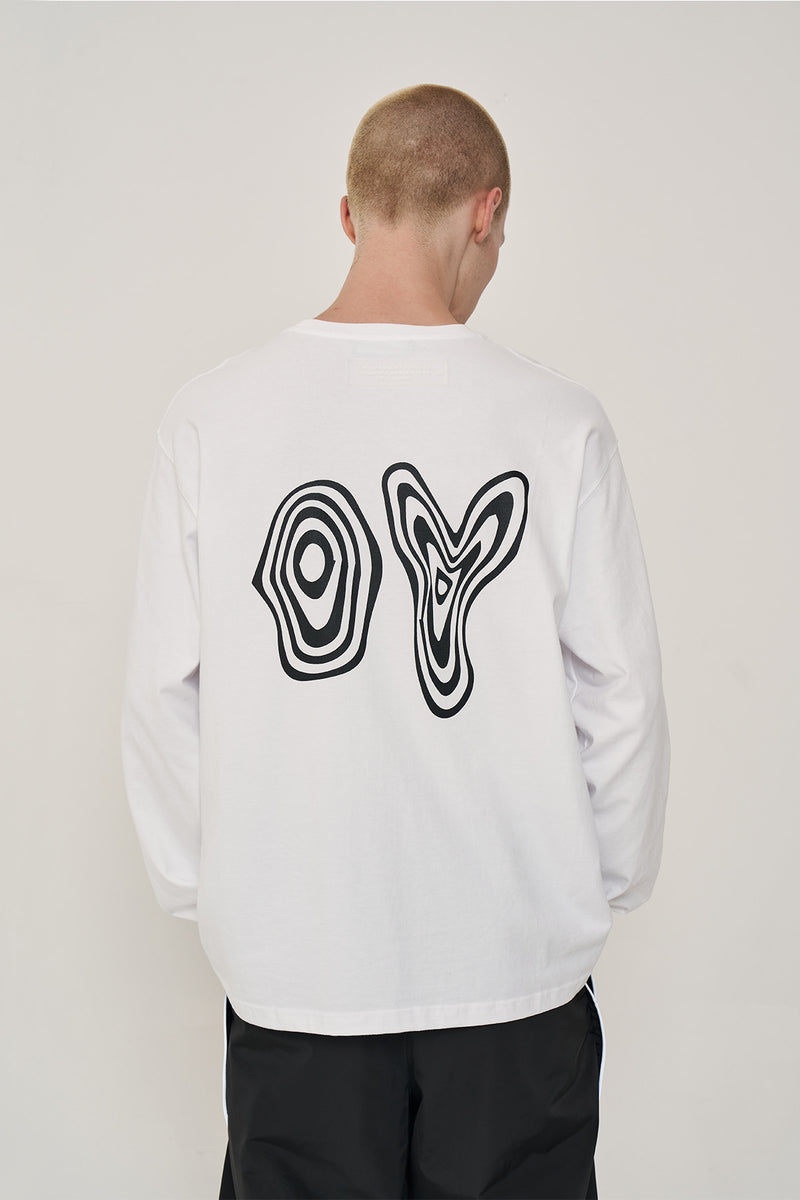 オーワイ(OY) GROWTH RING LOGO T-WHITE