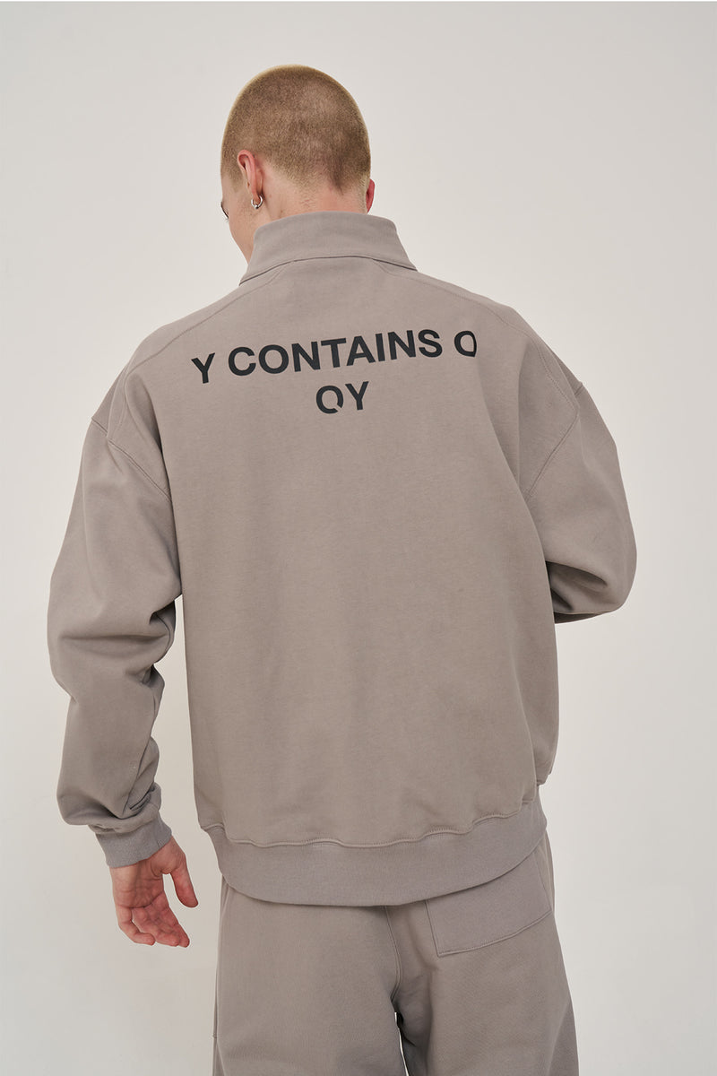 オーワイ(OY) LOGO ZIPPER POLA MTM-TAN