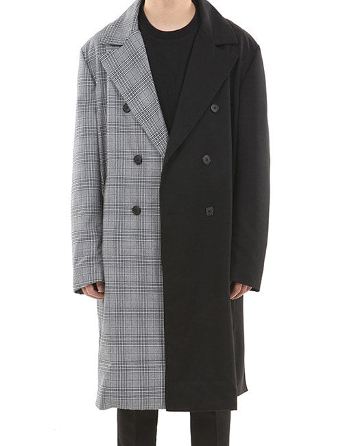 ランベルシオ(LANG VERSIO) 227 Unballance Double Lobe Trenchcoat