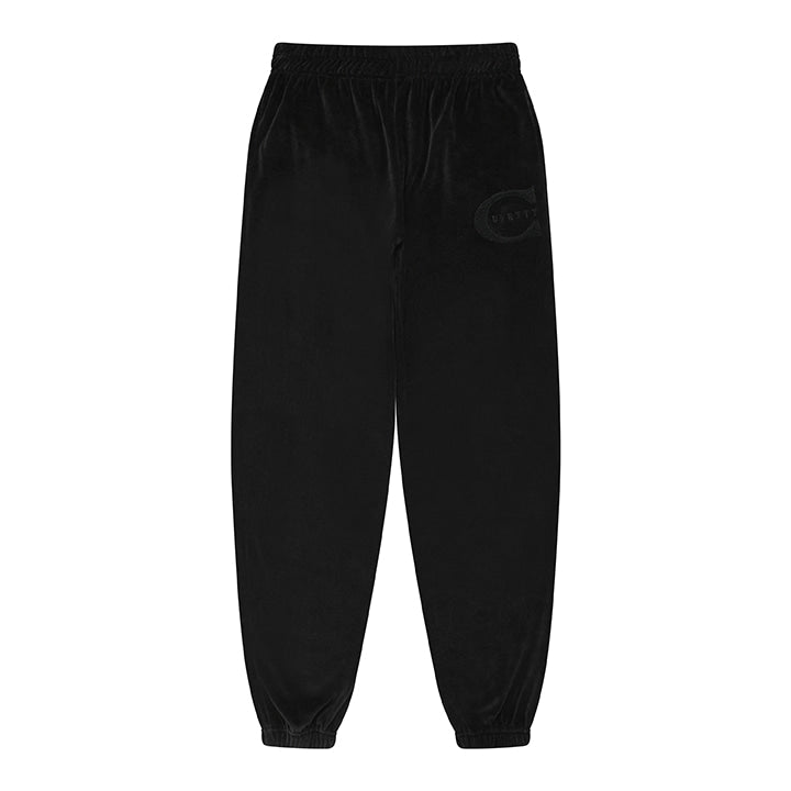 curetty (キュリティー)  C LOGO BOUCLE EMBROIDERY PANTS_BLACK