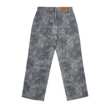 アクメドラビ(acme' de la vie) PAISLEY FAKE DENIM PANTS GREY