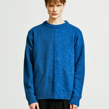 SSY(エスエスワイ)  division mohair & soild knit blue