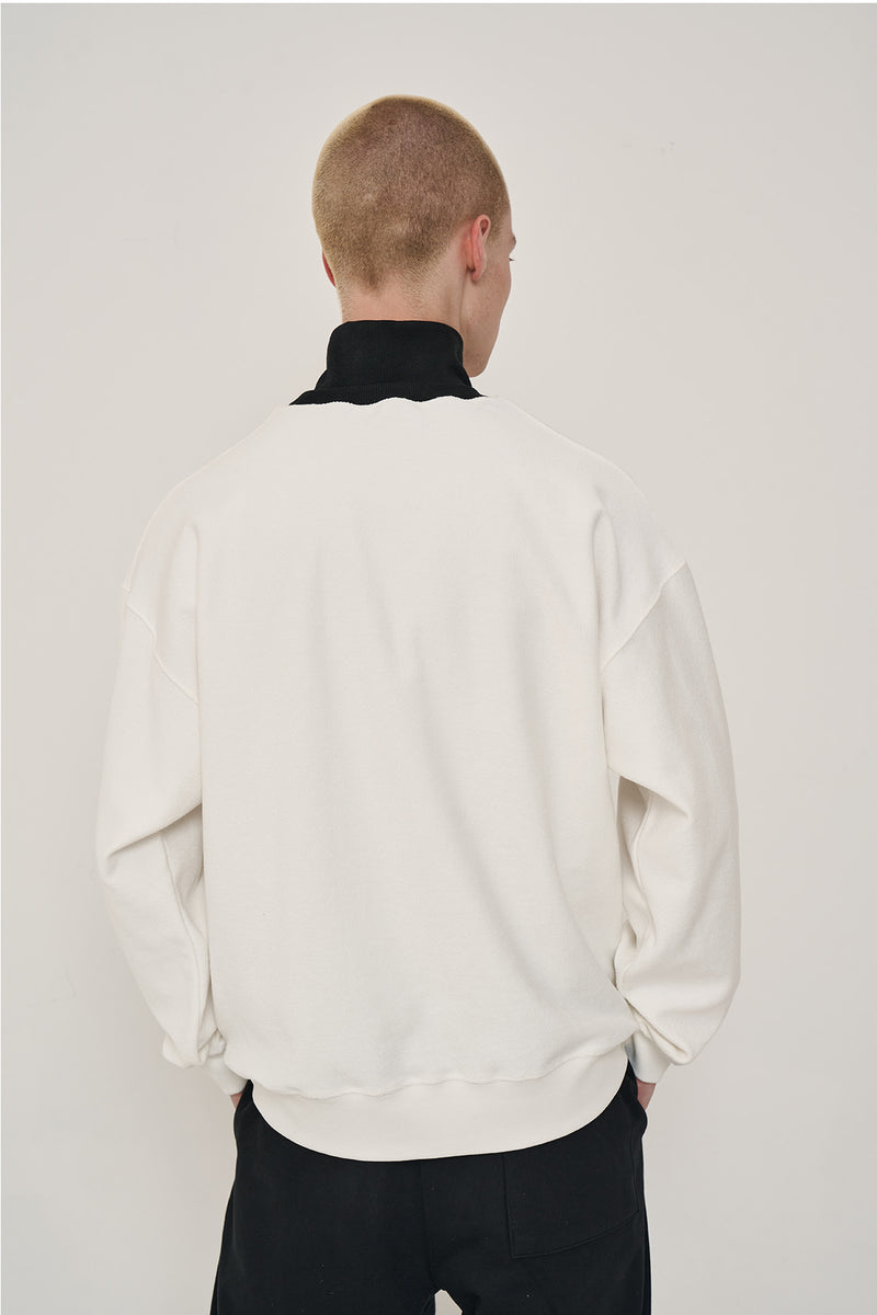 オーワイ(OY) REVERSE ZIPPER POLA MTM-WHITE