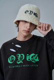 オーワイ(OY) DESTROYED DEVIL LOGO MTM-BROWN