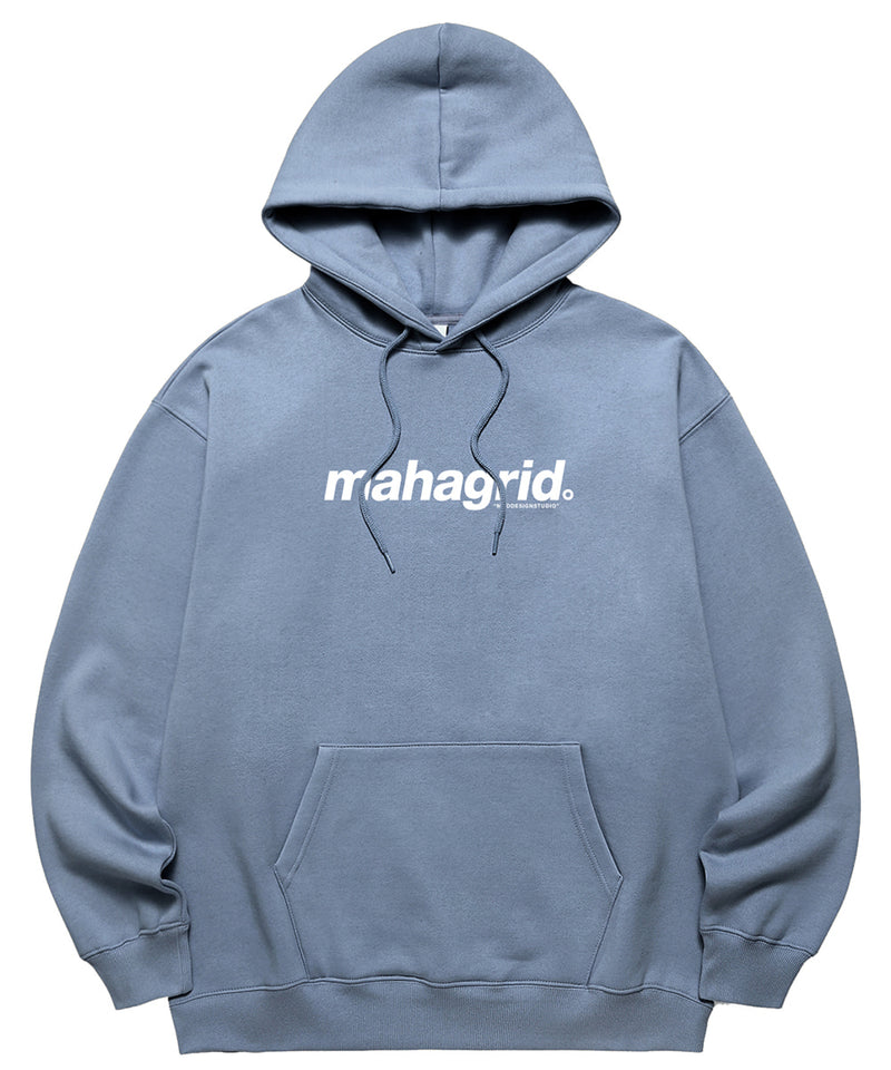 mahagrid (マハグリッド)  BASIC LOGO HOODIE [BLUE]