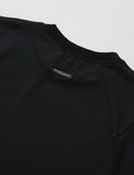 ディープリーク(DPRIQUE) OVERSIZED LOGO LABEL T-SHIRT - BLACK