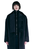 レイブレス(LABELESS)  BLACK LONG LAPEL COAT