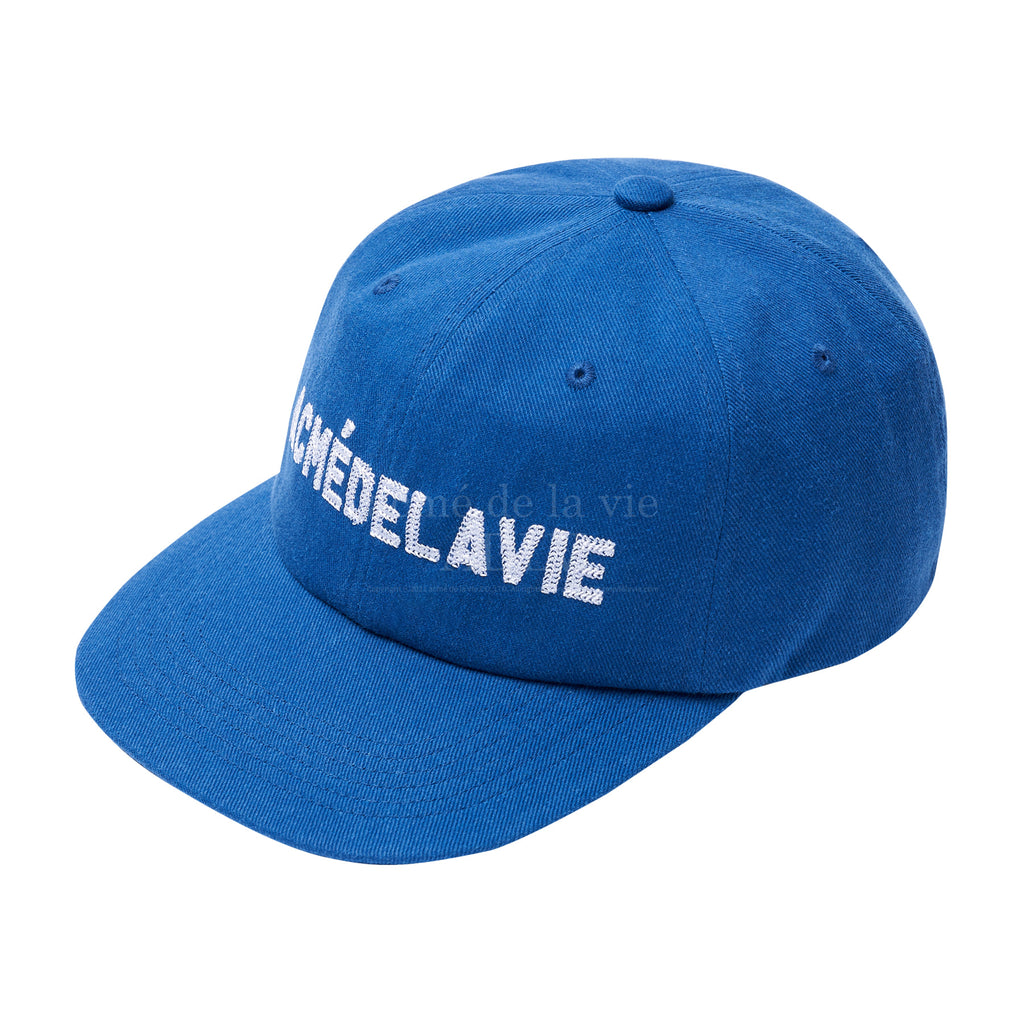 アクメドラビ(acme' de la vie) ADLV STITCH EMBROIDERY BALL CAP BLUE