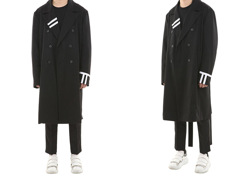 ランベルシオ(LANG VERSIO) 226 Line Double Lobe Trenchcoat