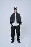 オーワイ(OY) WAVE LINE LOGO PANTS-BLACK