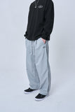 オーワイ(OY) DOUBLE PLEATS PANTS-GREY