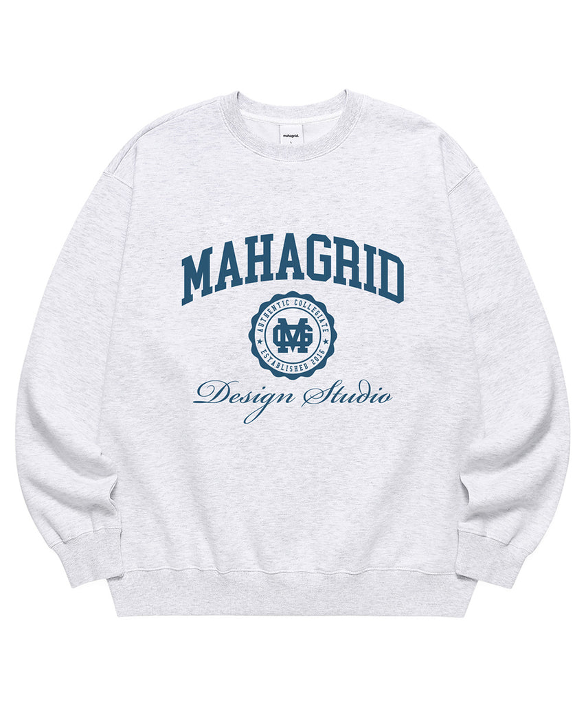 mahagrid (マハグリッド) AUTHENTIC SWEATSHIRT [LIGHT GREY