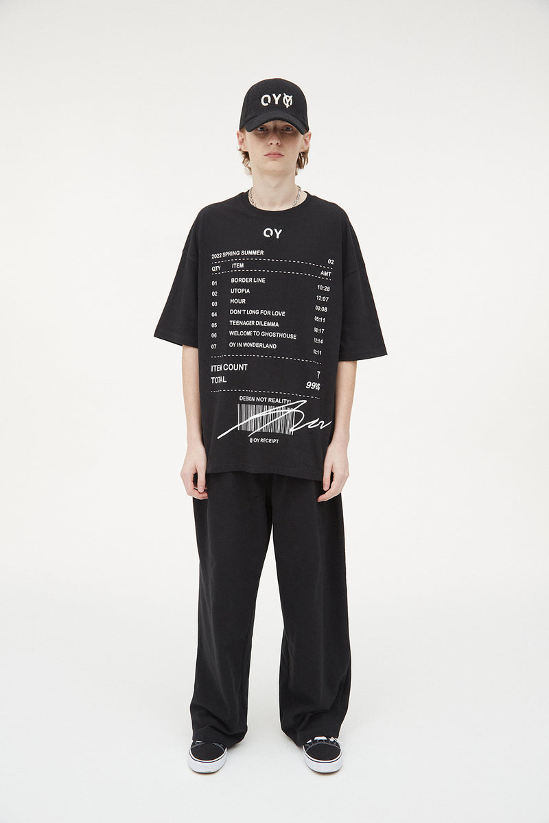 オーワイ(OY) BILL LOGO T-BLACK