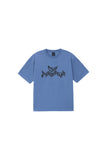 オーワイ(OY) WAVE LOGO T-PAUL BLUE