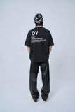 オーワイ(OY) BASIC ROUND LOGO T-BLACK