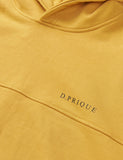 ディープリーク(DPRIQUE) OVERSIZED LOGO HOODIE - YELLOW