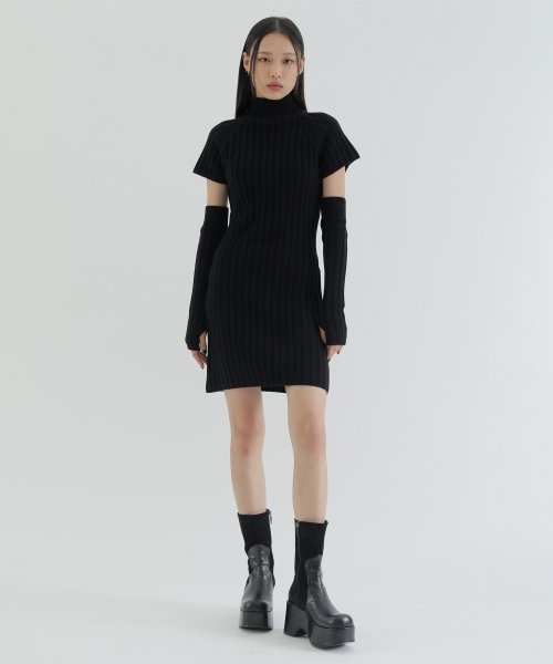 curetty (キュリティー)   C WARMER SET-UP KINT DRESS_BLACK
