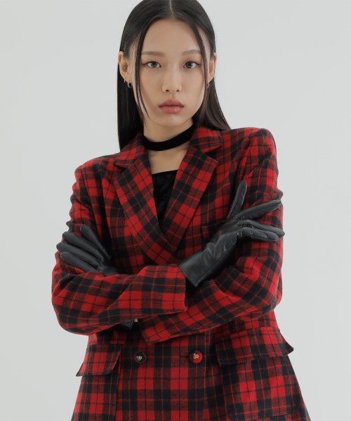 curetty (キュリティー)  C LOGO REAL LEATHER GLOVES_BLACK