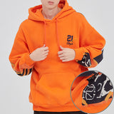 ロマンティッククラウン(ROMANTIC CROWN) 21C BOYS JACQUARD HOOD_ORANGE