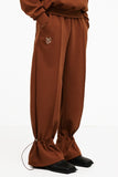 イーエスシースタジオ(ESC STUDIO) flower string training pants(brown)