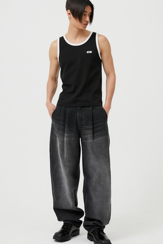 イーエスシースタジオ(ESC STUDIO)  coloration sleeveless (black)