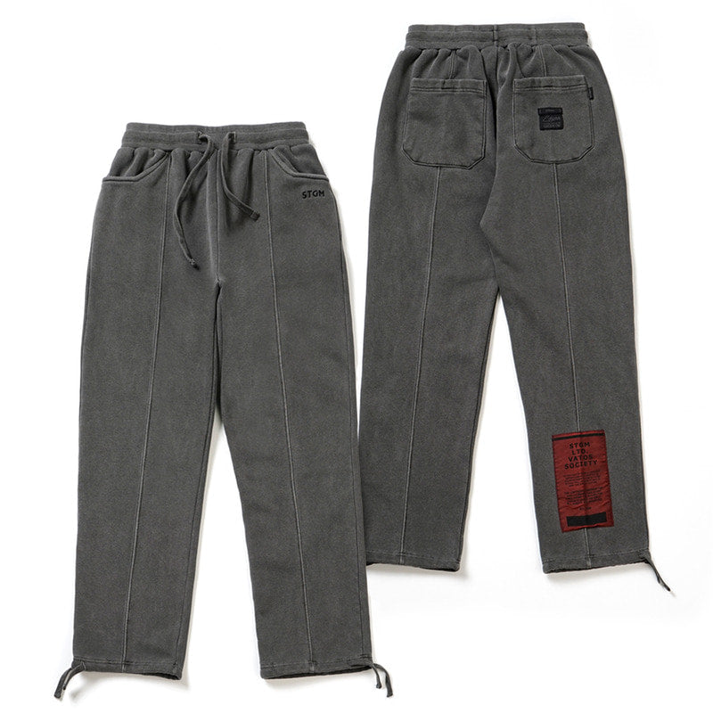 STIGMA(スティグマ)  21 PIGMENT HEAVY SWEAT JOGGER PANTS DARK GREY
