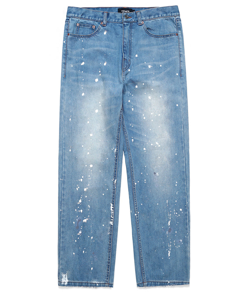 mahagrid (マハグリッド) PAINTER DENIM PANT [BLUE]