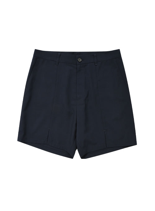 アジョバイアジョ(AJOBYAJO)         Slit Shorts [Navy]