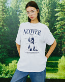 NCOVER（エンカバー）ENGLISH SHEEP DOG TSHIRT-GREY