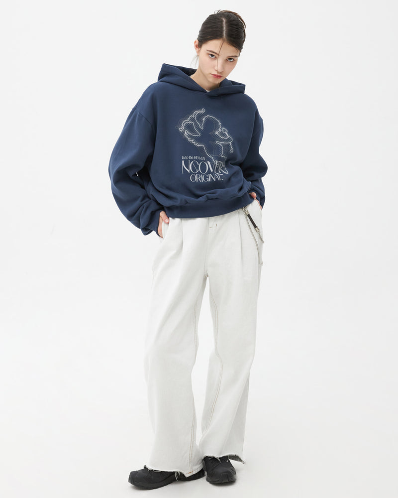 NCOVER（エンカバー）CUPIDO LINE HOODIE-NAVY
