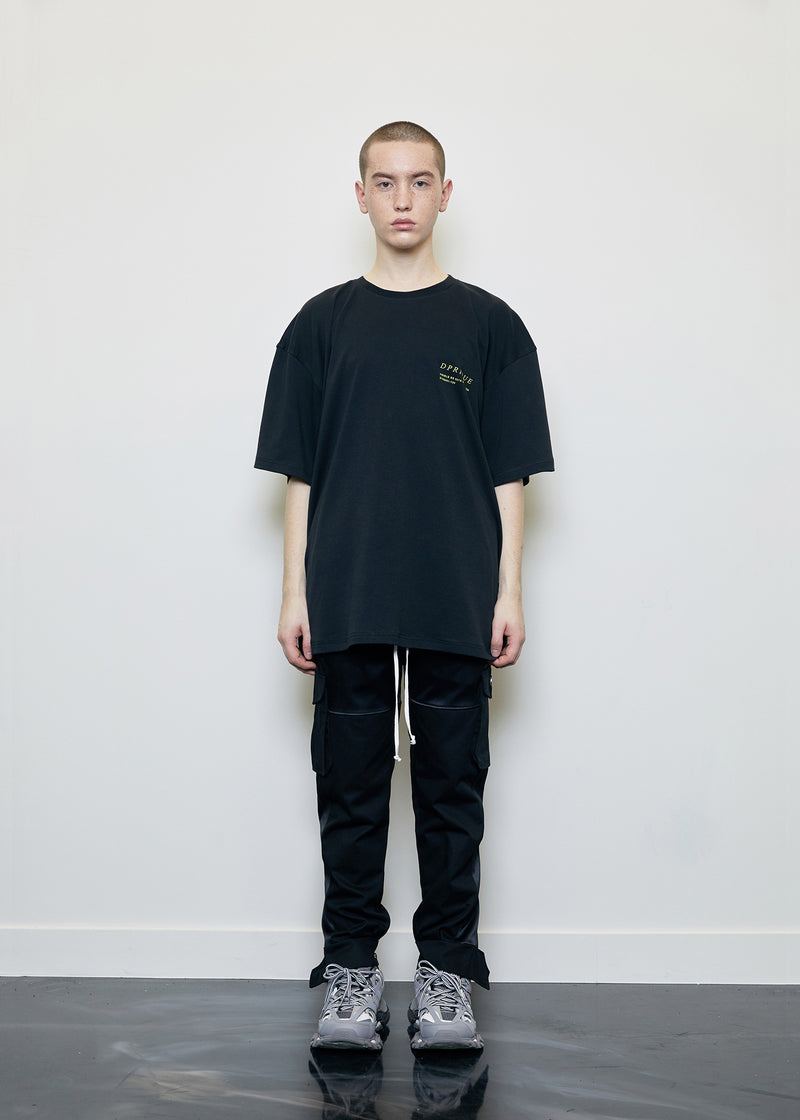 ディープリーク(DPRIQUE) OVERSIZED 'VISIBLE' T-SHIRT - BLACK