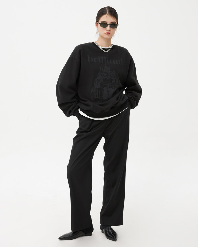 NCOVER（エンカバー）BRILLIANT CASTLE SWEATSHIRT-BLACK