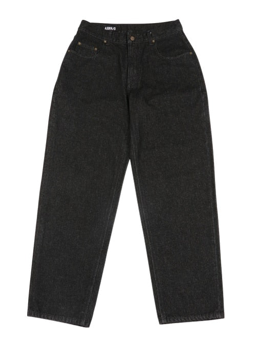 アジョバイアジョ(AJOBYAJO)  Washed Baggy Jeans [Black]