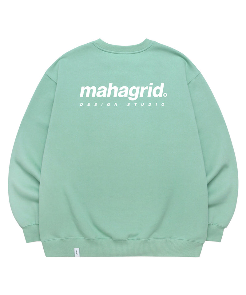 mahagrid (マハグリッド)  ORIGIN LOGO CREWNECK [MINT]