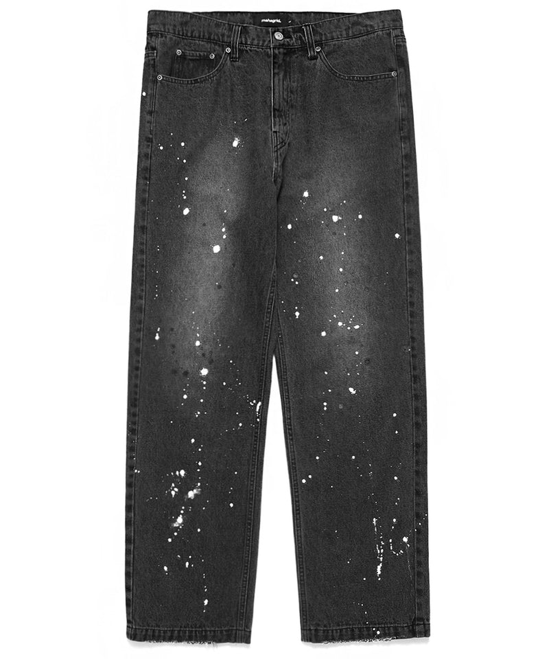 mahagrid (マハグリッド) PAINTER DENIM PANT [BLACK]