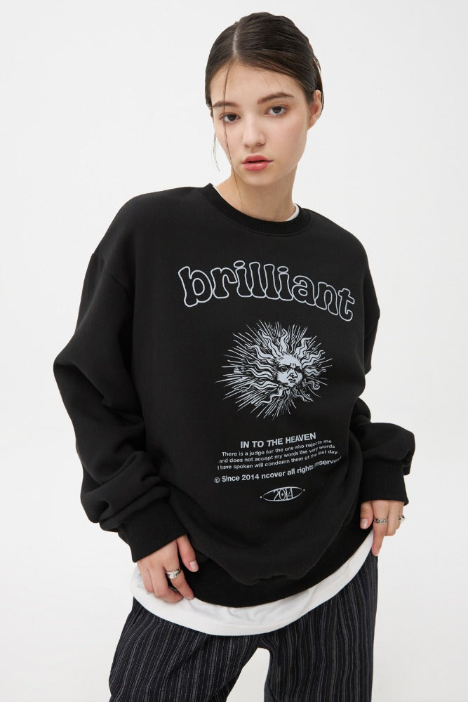 NCOVER（エンカバー）BRILLIANT SUN SWEATSHIRT-BLACK