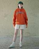 NCOVER（エンカバー）COLLEGE MATE LOGO HOODIE-ORANGE