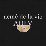 アクメドラビ(acme' de la vie) ADLV BABY FACE SHORT SLEEVE T-SHIRT BLACK BROWN BEAR