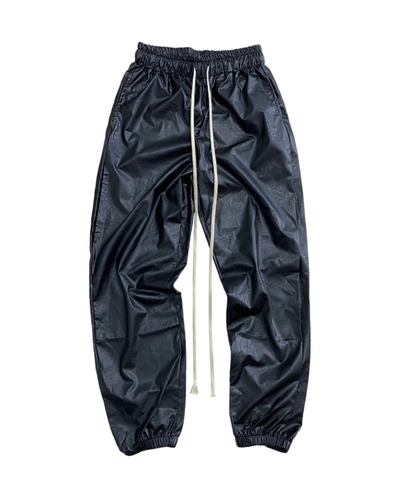 トレンディウビ(Trendywoobi) Tr leather jogger pants