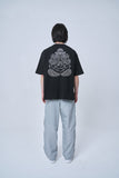 オーワイ(OY) PAISLEY LOGO T-BLACK