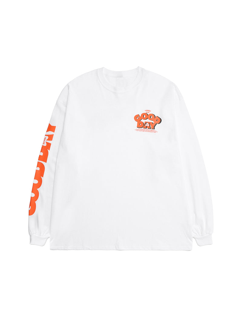benir (ベニル) BENIR GOODDAY LONG SLEEVE TEE [ORANGE]