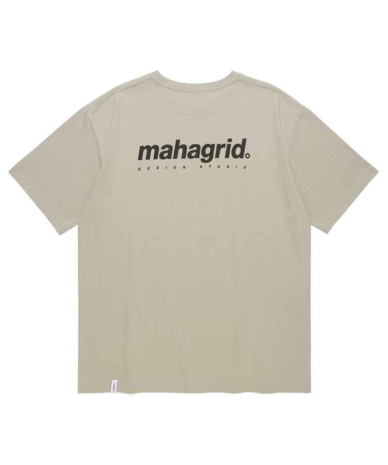 mahagrid (マハグリッド)  ORIGIN LOGO TEE[BEIGE]