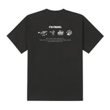 RADINEO (ラディネオ)　I'll Travel Black Short-Sleeved T-Shirt